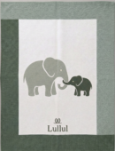 elephant baby knitted blanket